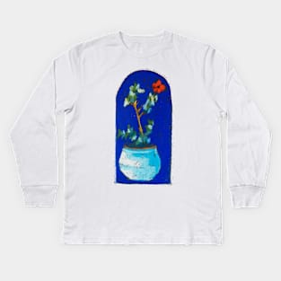 Moroccan flower Kids Long Sleeve T-Shirt